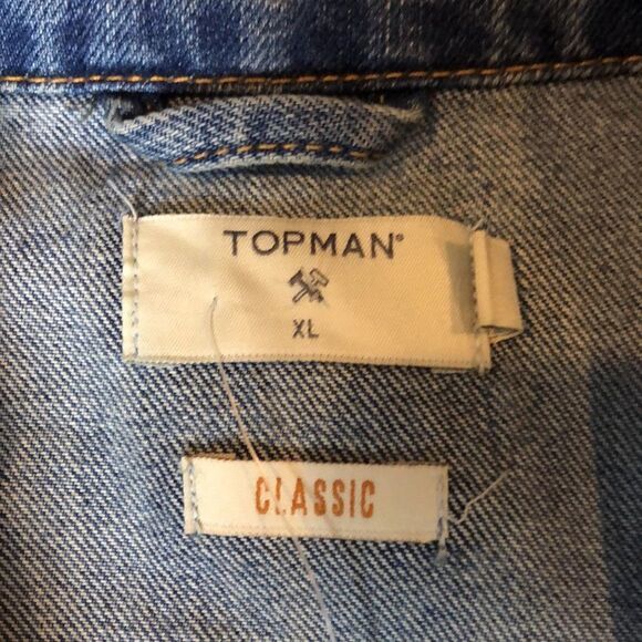 NWT Topman Studded Denim Jacket | Large - Picture 4 of 11